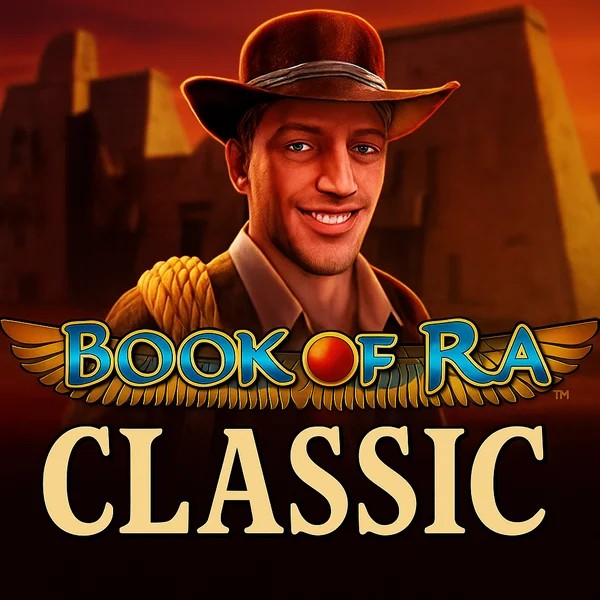 Book of Ra Classic online game logo by Novomatic on gransinocasinos.es