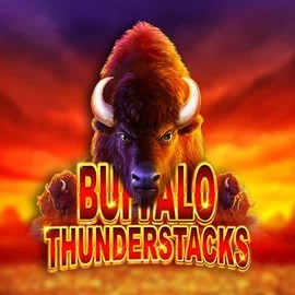 Buffalo Thunderstacks slot visual from Amatic Industries available on gransinocasinos.es